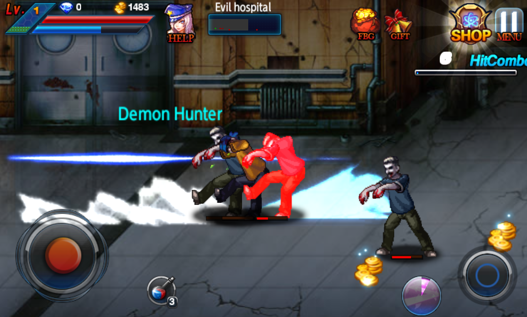 androidアプリ League of Demon Hunter Free攻略スクリーンショット4