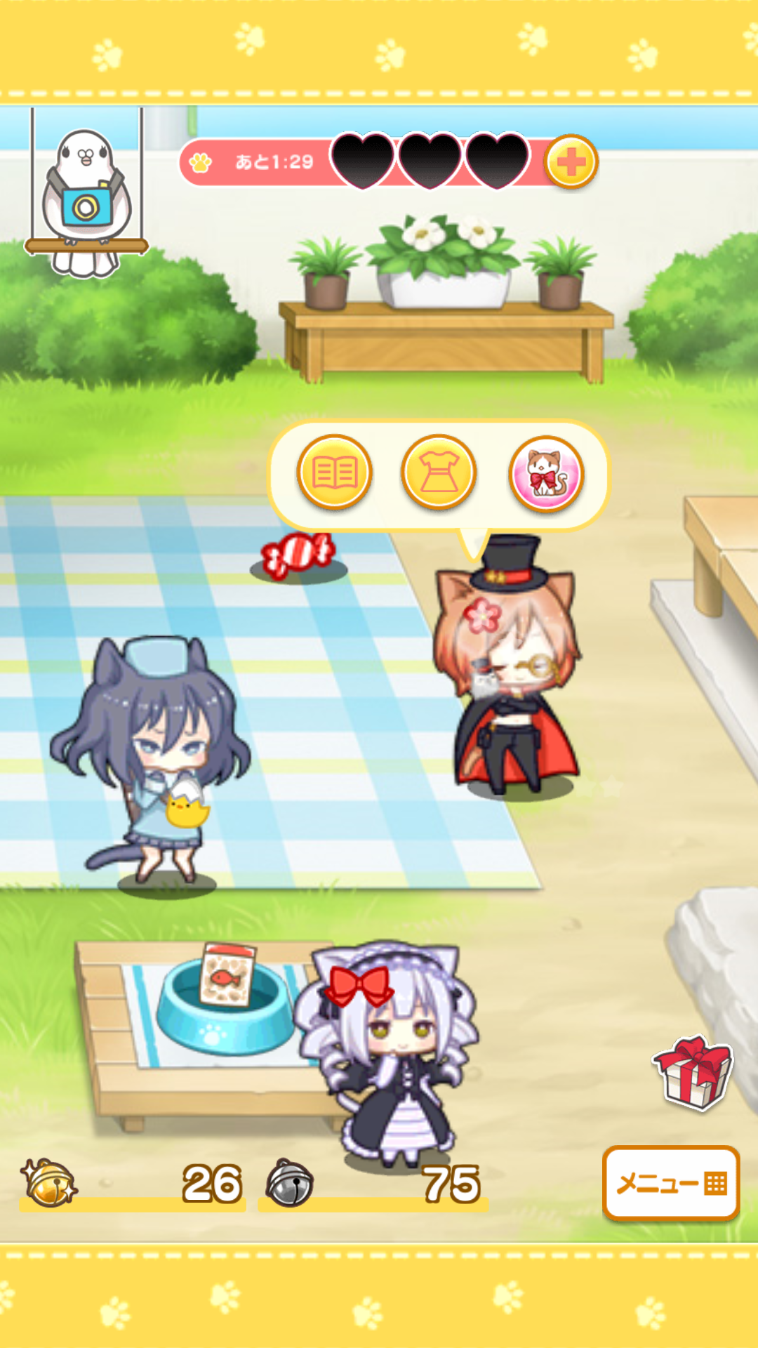 androidアプリ リーリヤのおともだち ~ねこさば~(りりとも)攻略スクリーンショット4