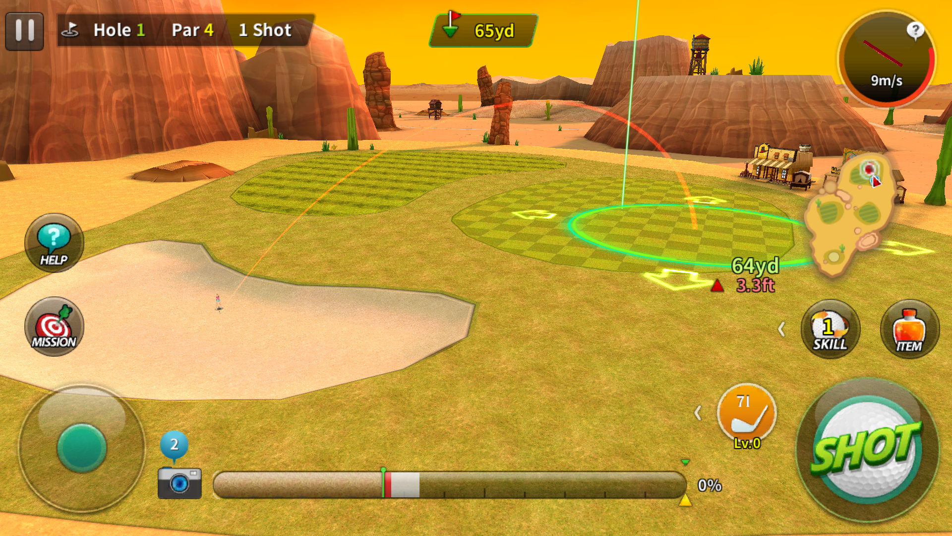 Nice Shot Golf androidアプリスクリーンショット2