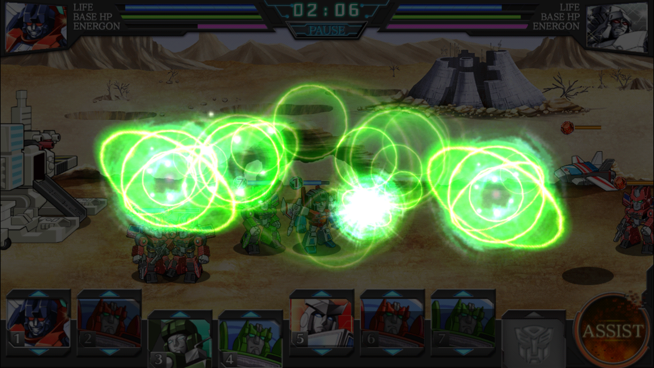 androidアプリ トランスフォーマー OPERATION OMEGA攻略スクリーンショット6