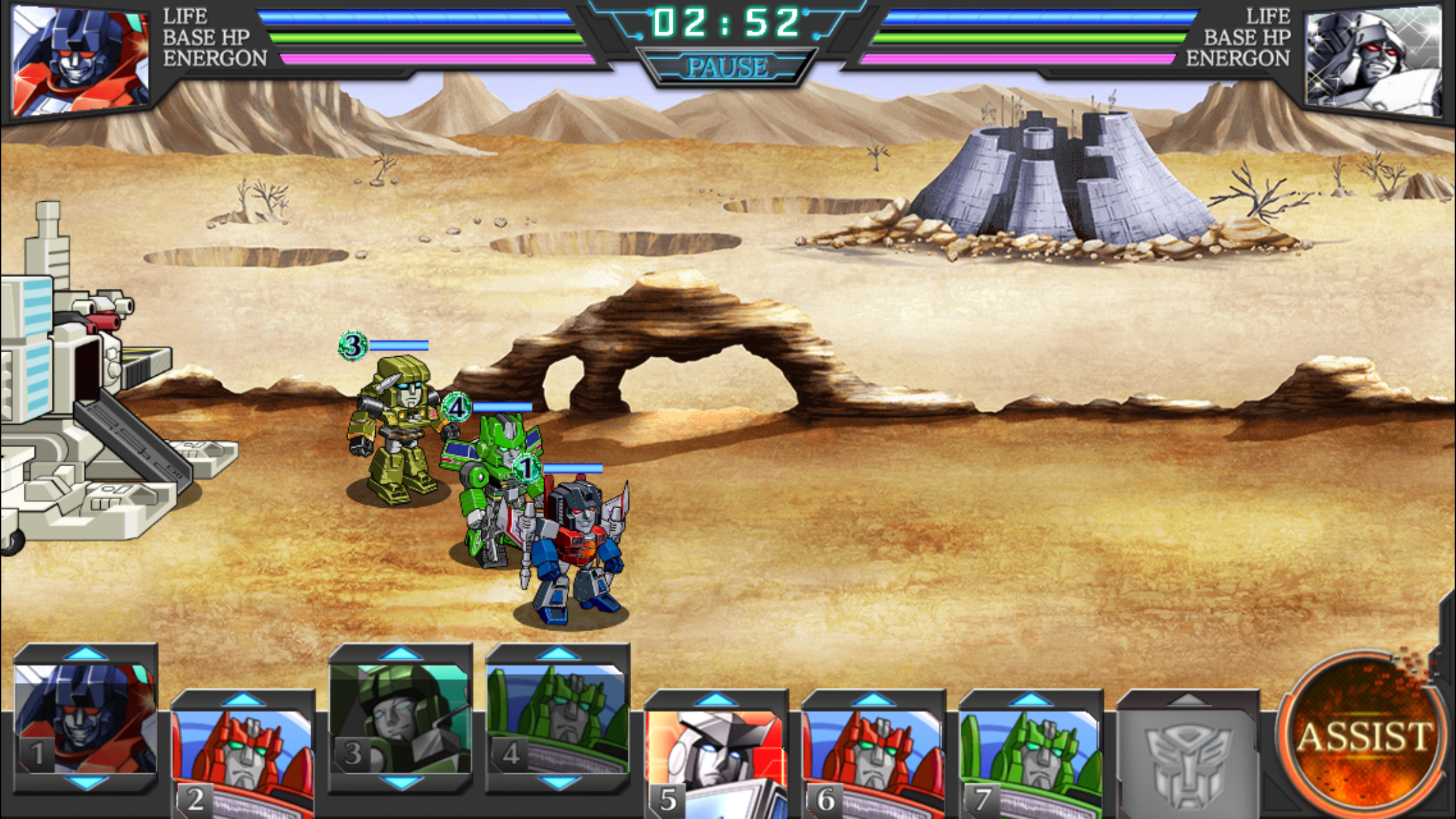 トランスフォーマー OPERATION OMEGA androidアプリスクリーンショット1