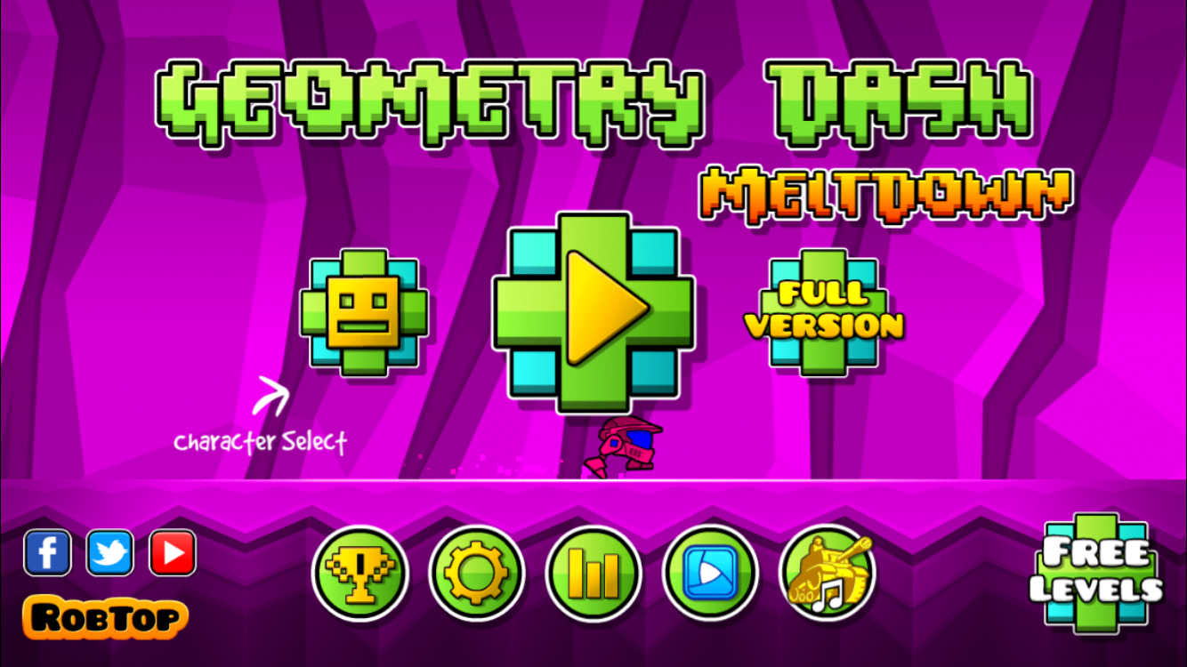 androidアプリ Geometry Dash Meltdown攻略スクリーンショット1