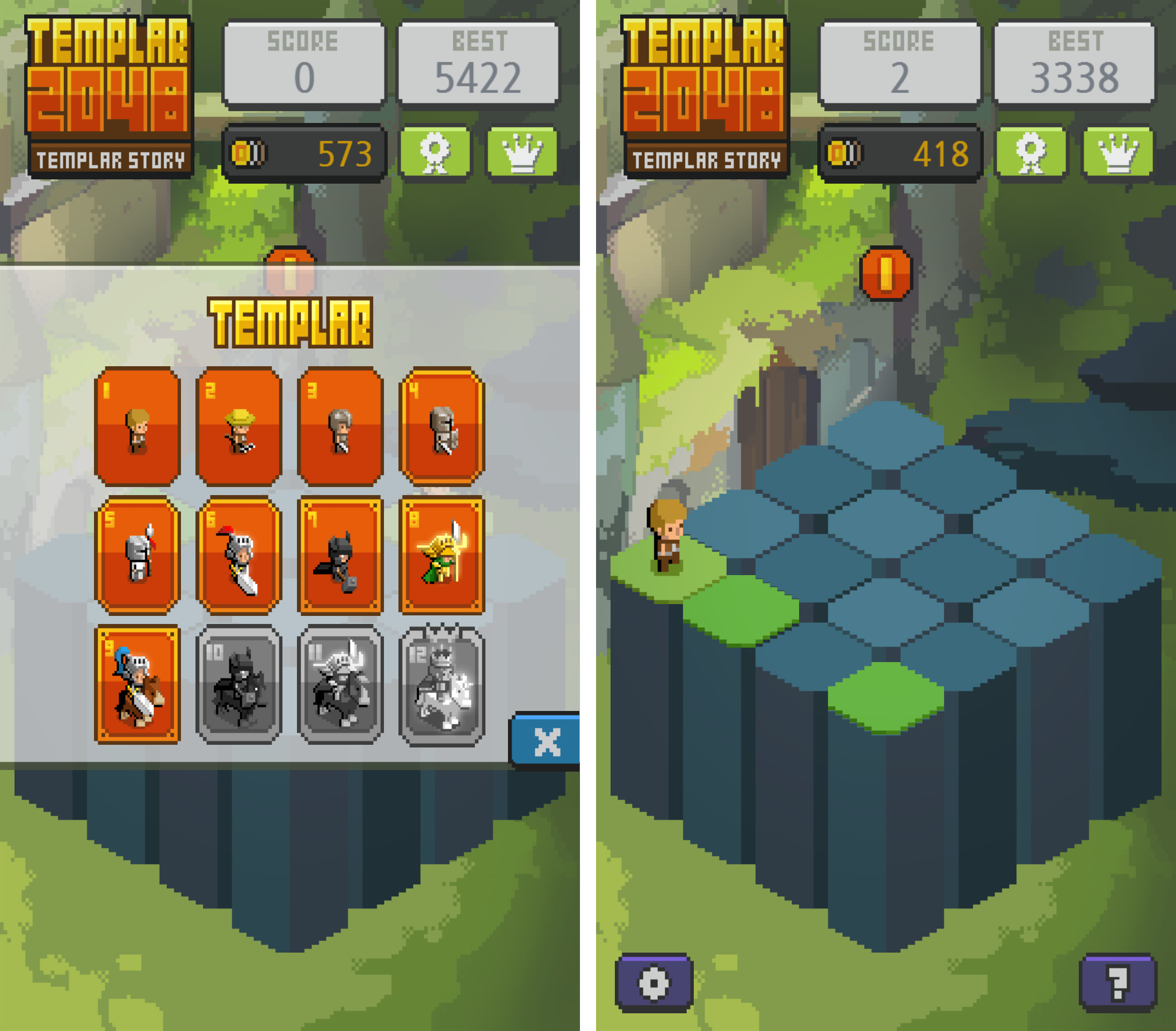 Templar 2048 androidアプリスクリーンショット2