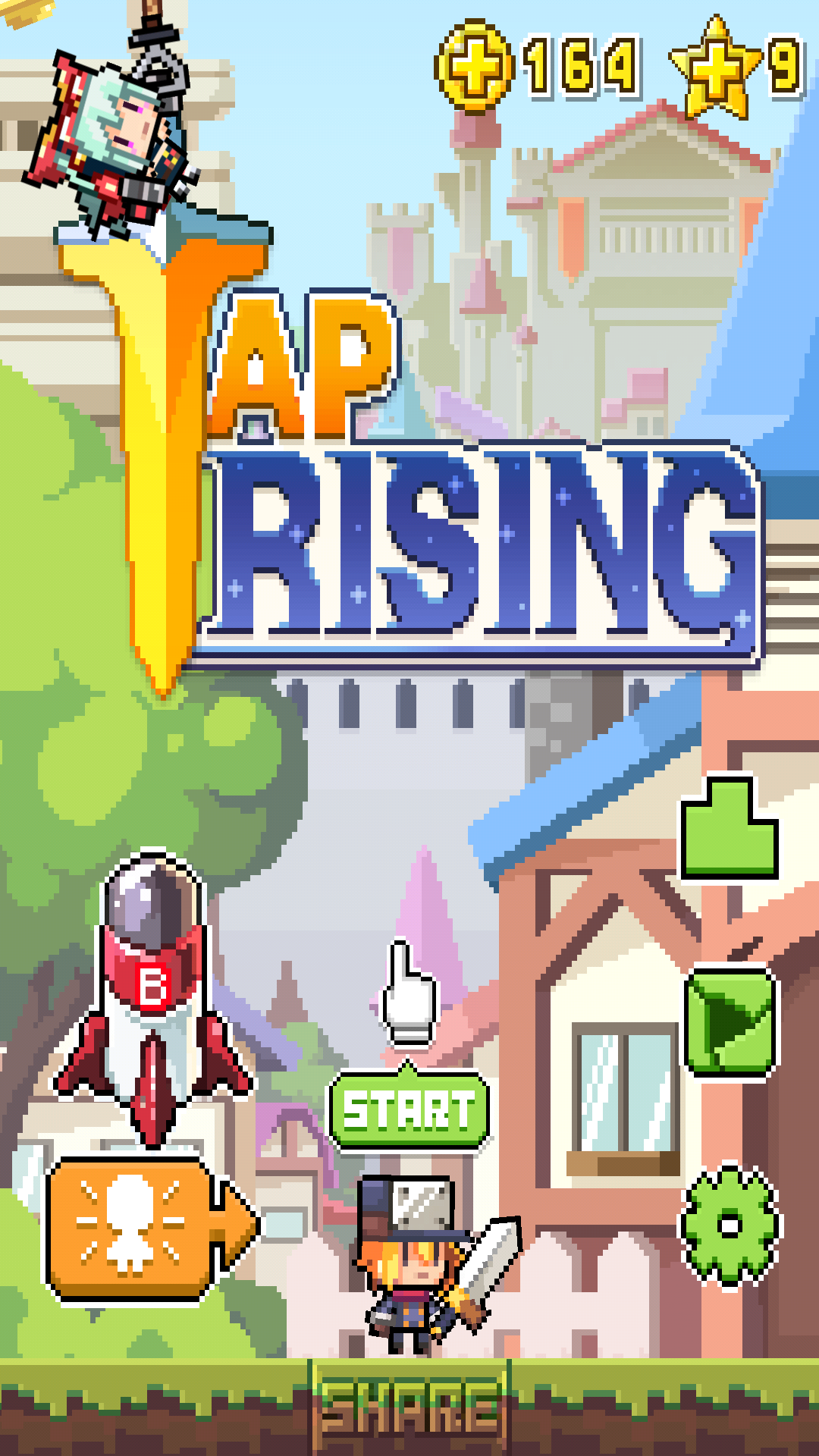 androidアプリ Tap Rising攻略スクリーンショット1