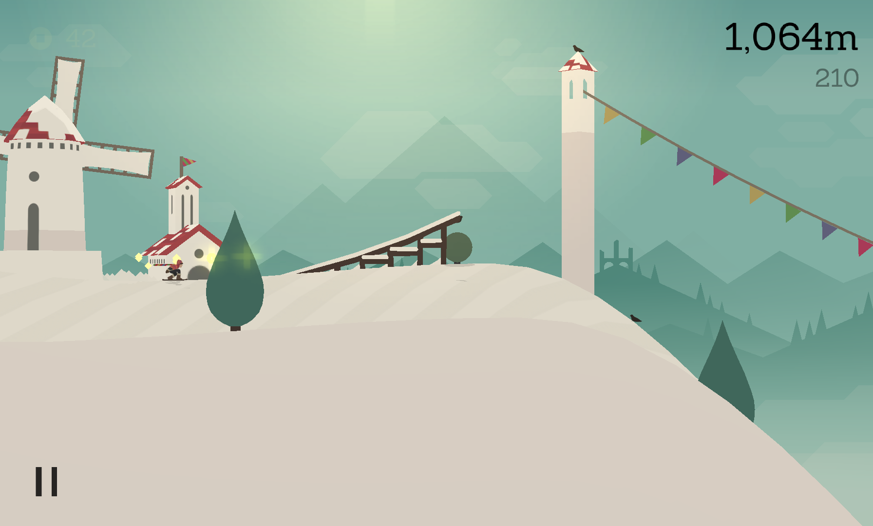 androidアプリ Alto's Adventure攻略スクリーンショット2