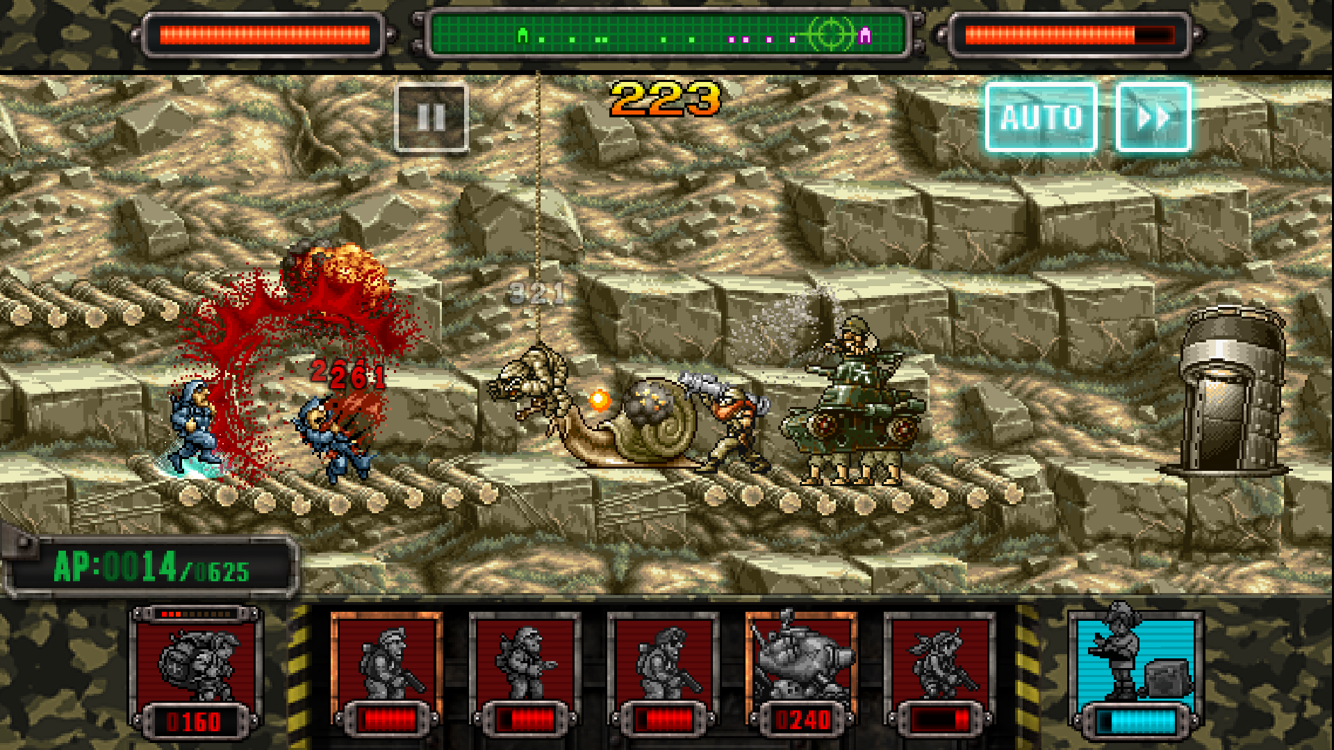 androidアプリ METAL SLUG ATTACK(メタルスラッグ)攻略スクリーンショット4