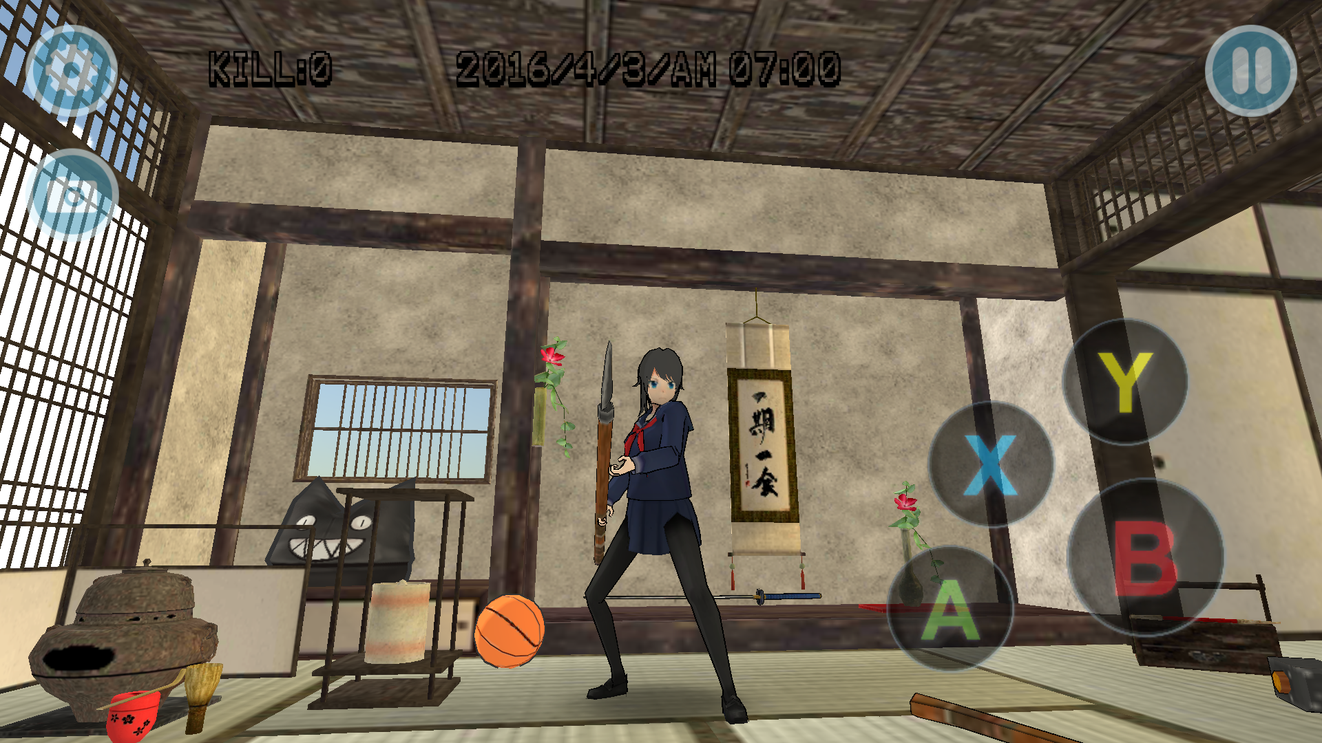 androidアプリ High School Simulator GirlA BT攻略スクリーンショット2