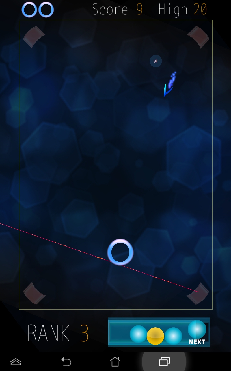androidアプリ GravityHoles攻略スクリーンショット3