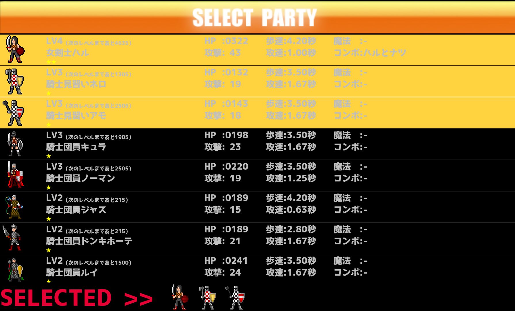 androidアプリ Guild Dot War攻略スクリーンショット4
