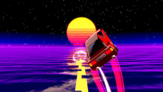 androidアプリ Neon Drive攻略スクリーンショット6