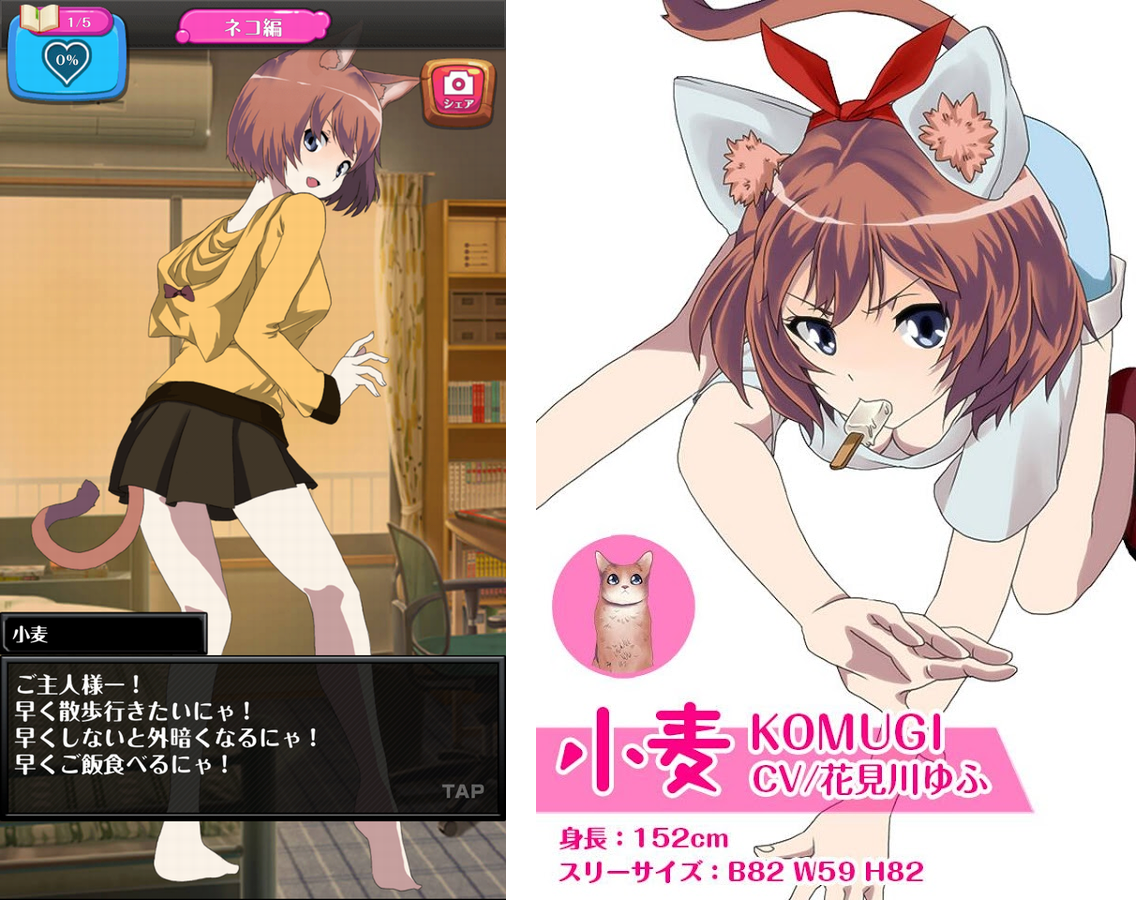 androidアプリ 擬人缶~俺のペットが少女になった~攻略スクリーンショット2