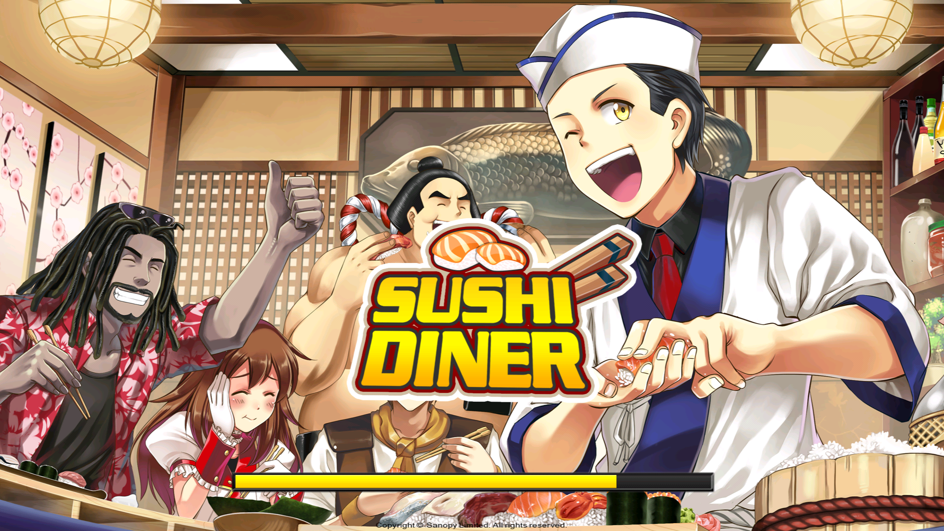 androidアプリ Sushi Diner - Fun Cooking Game攻略スクリーンショット1