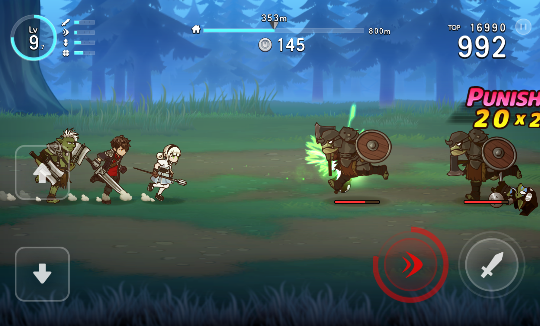 androidアプリ FANTASYxRUNNERS R攻略スクリーンショット3