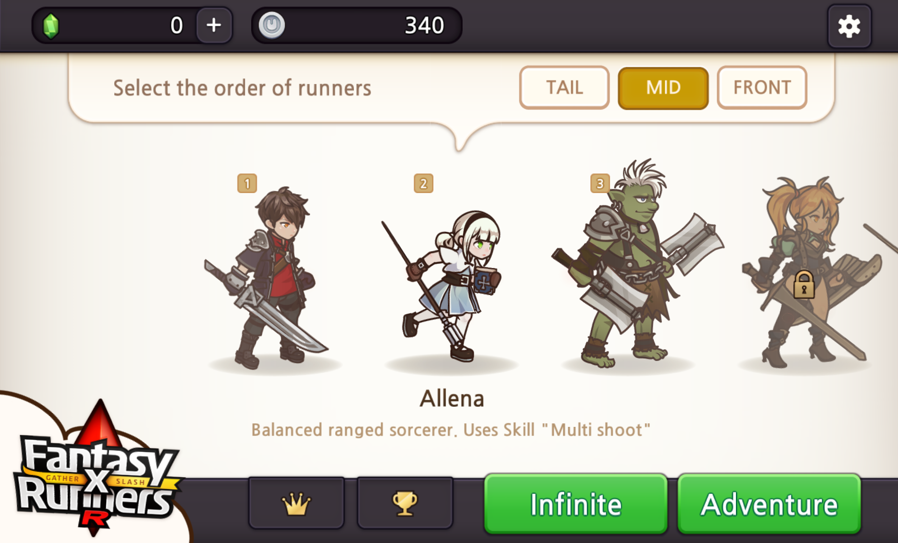 FANTASYxRUNNERS R androidアプリスクリーンショット2