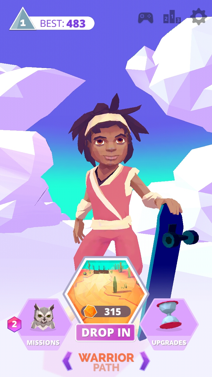 androidアプリ Infinite Skater攻略スクリーンショット1