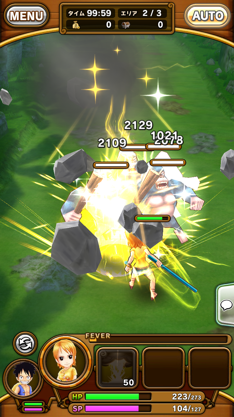 androidアプリ ONE PIECE サウザンドストーム(サウスト)攻略スクリーンショット4
