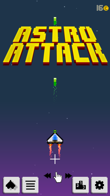 androidアプリ Astro Attack攻略スクリーンショット1
