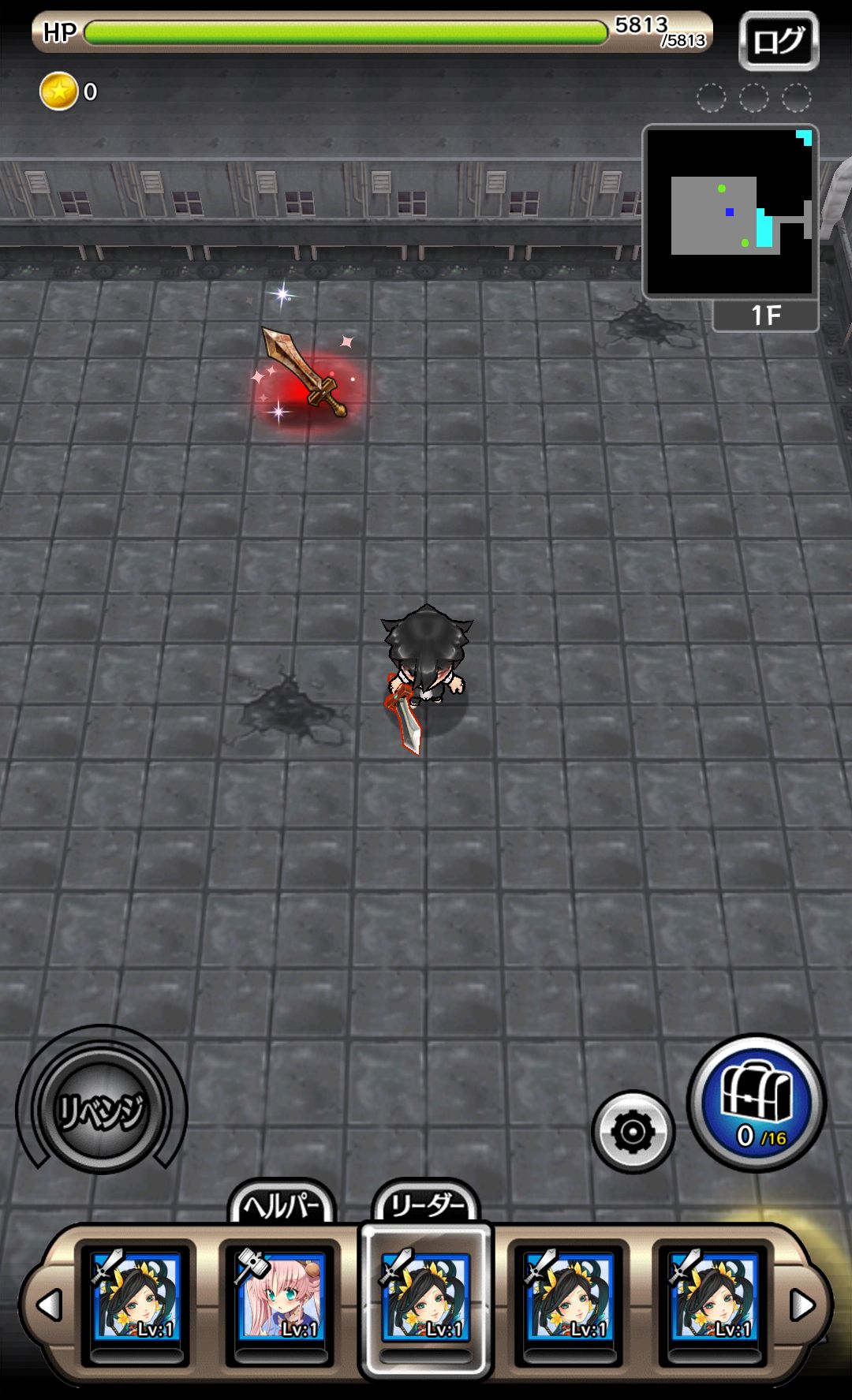 androidアプリ 東京ダンジョンRPG ひめローグっ!攻略スクリーンショット2