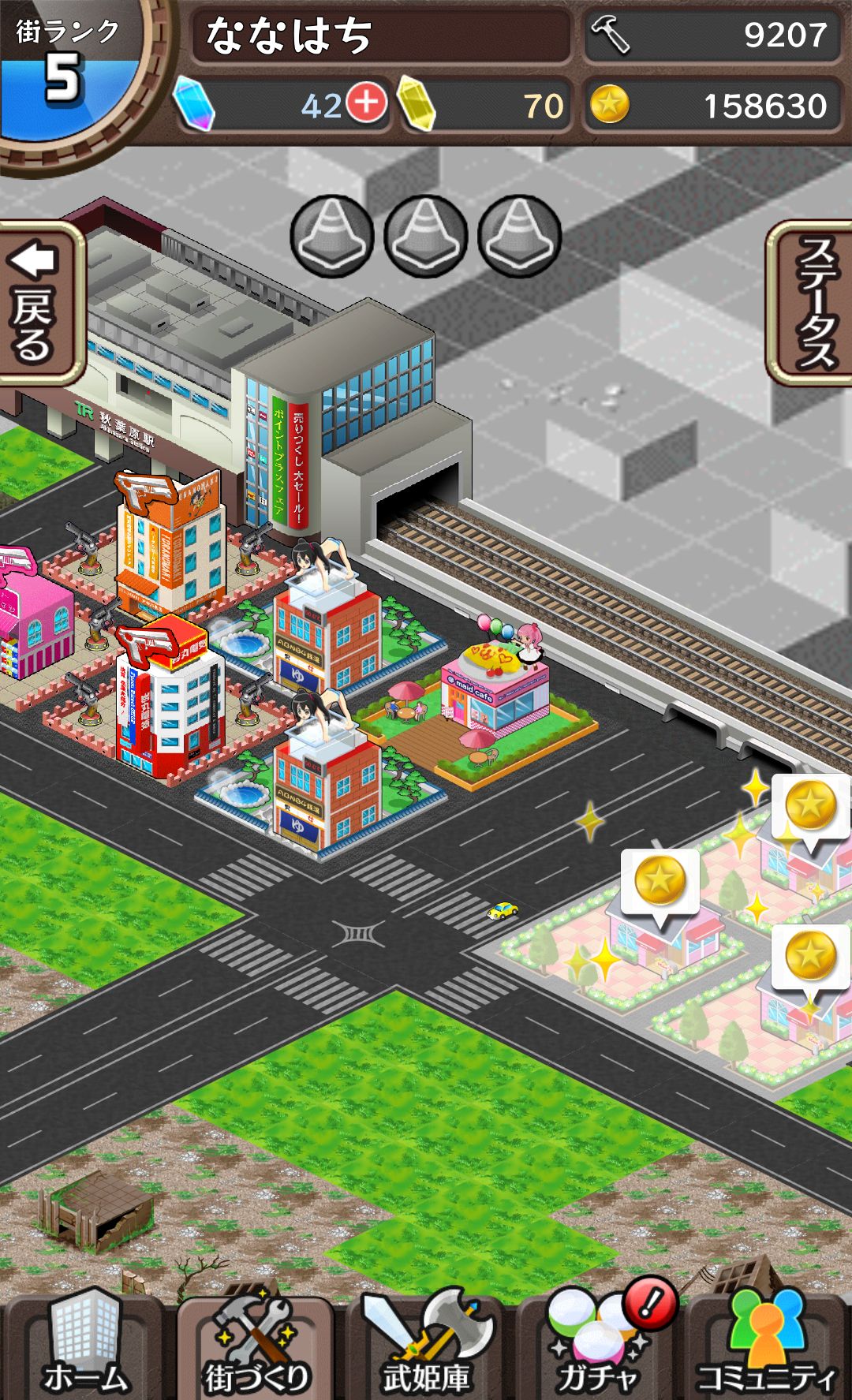 東京ダンジョンRPG　ひめローグっ！ androidアプリスクリーンショット2