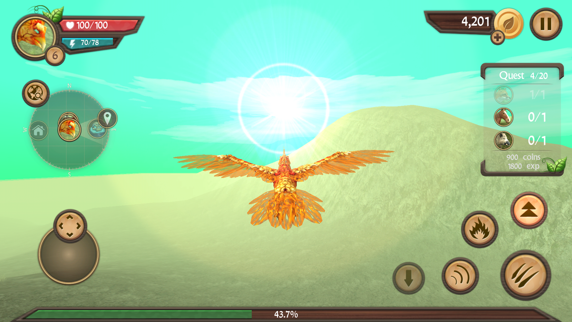 Phoenix Sim 3D（フェニックス シミュレータ） androidアプリスクリーンショット1