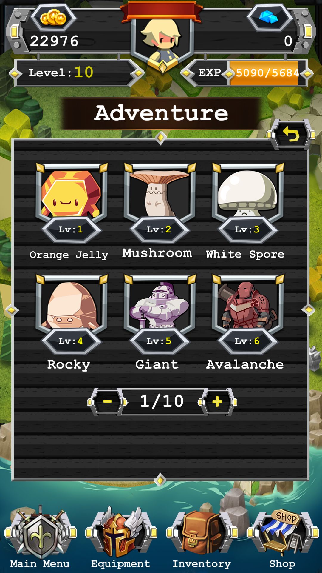 androidアプリ Grinding Quest攻略スクリーンショット2