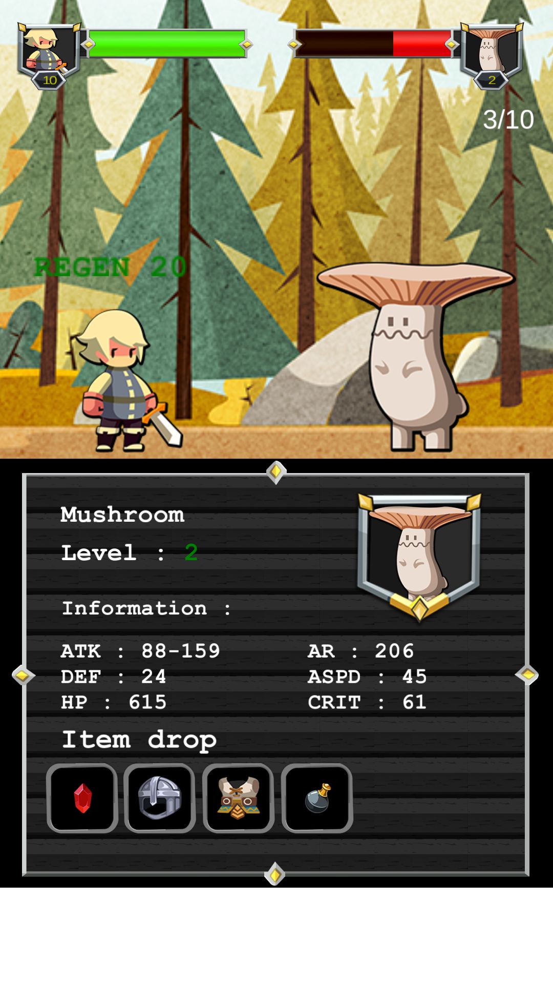 androidアプリ Grinding Quest攻略スクリーンショット3