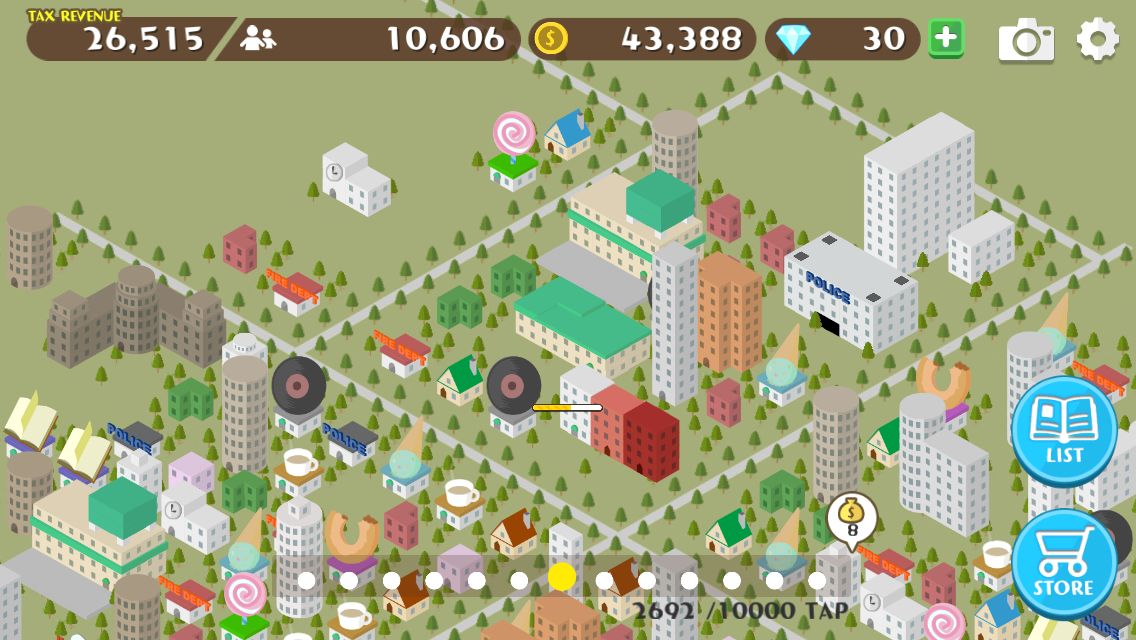 タップンシティ androidアプリスクリーンショット1