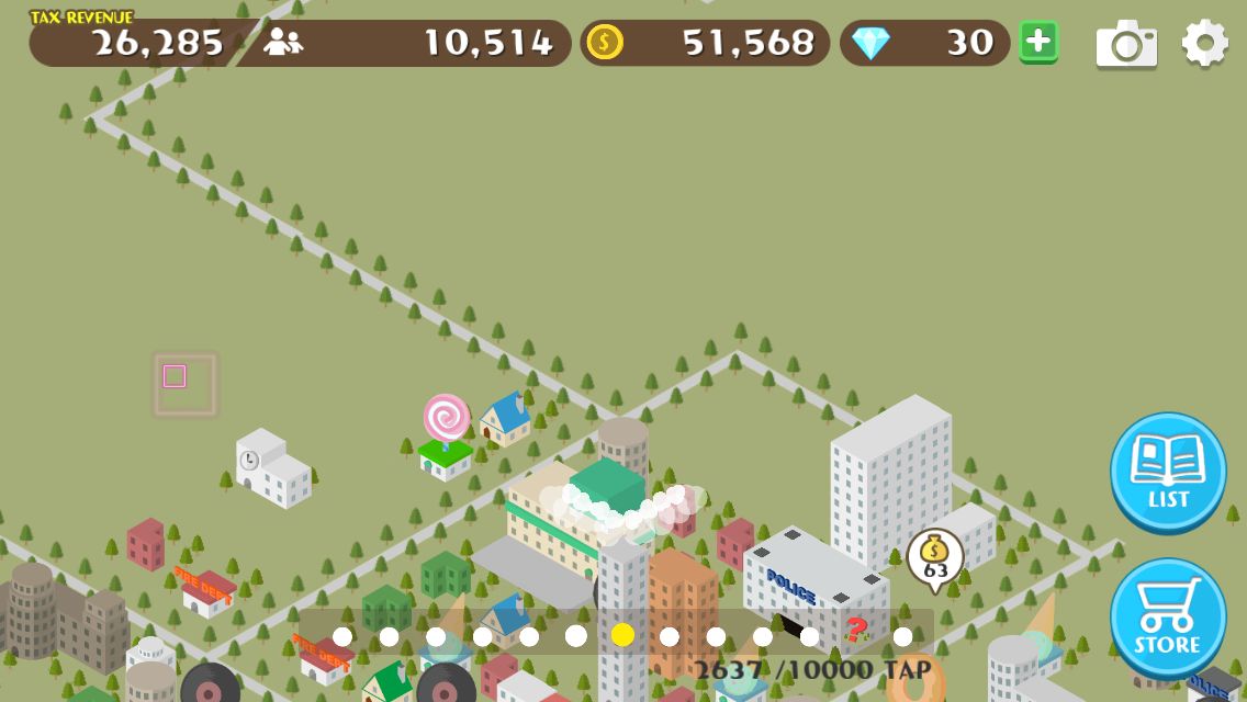 タップンシティ androidアプリスクリーンショット2