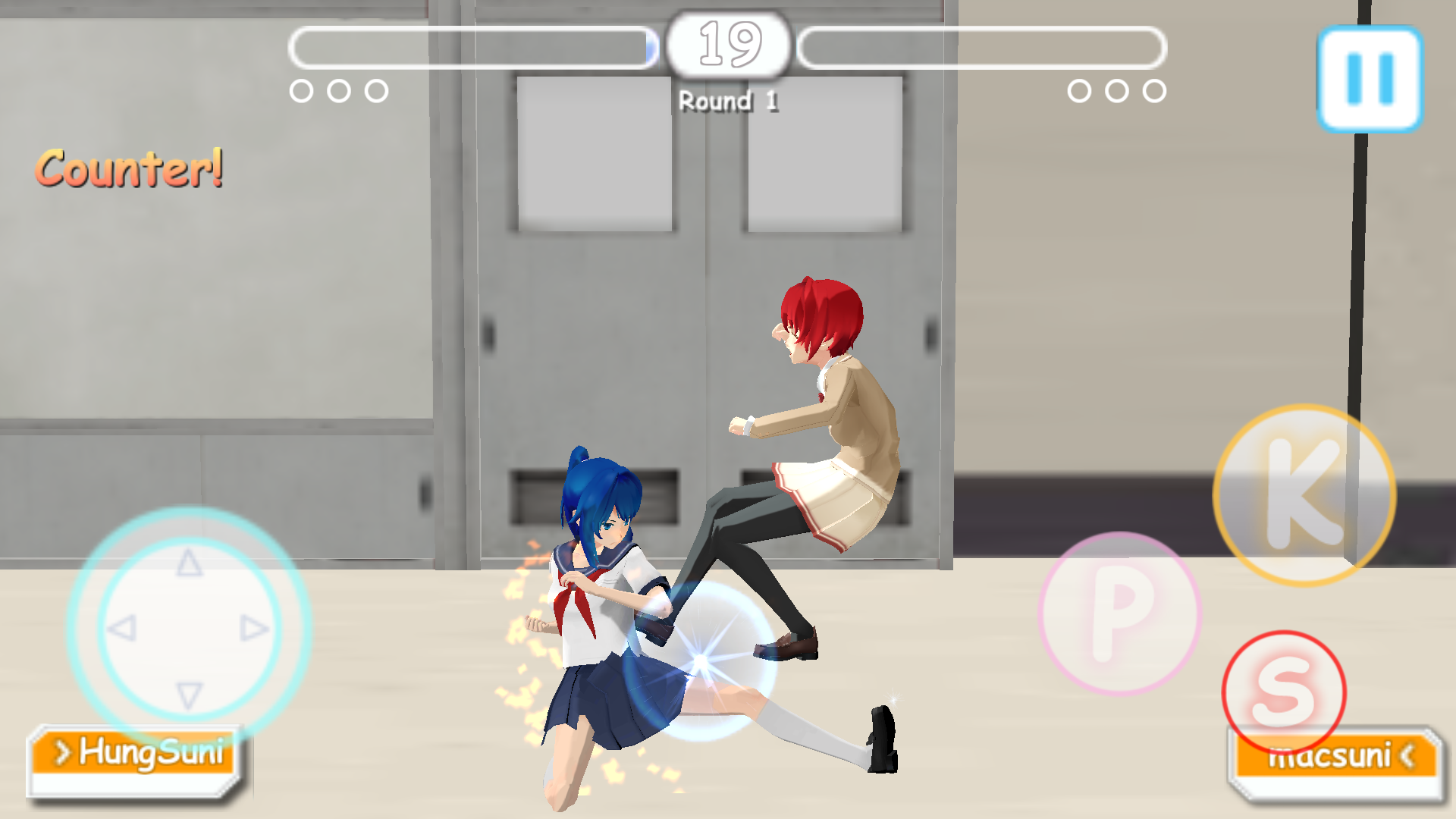 androidアプリ SchoolFighter!!攻略スクリーンショット6