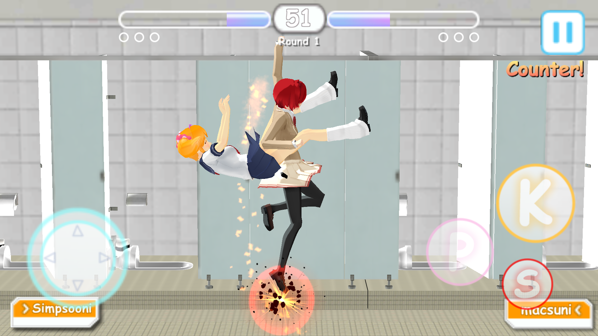 SchoolFighter!! androidアプリスクリーンショット1