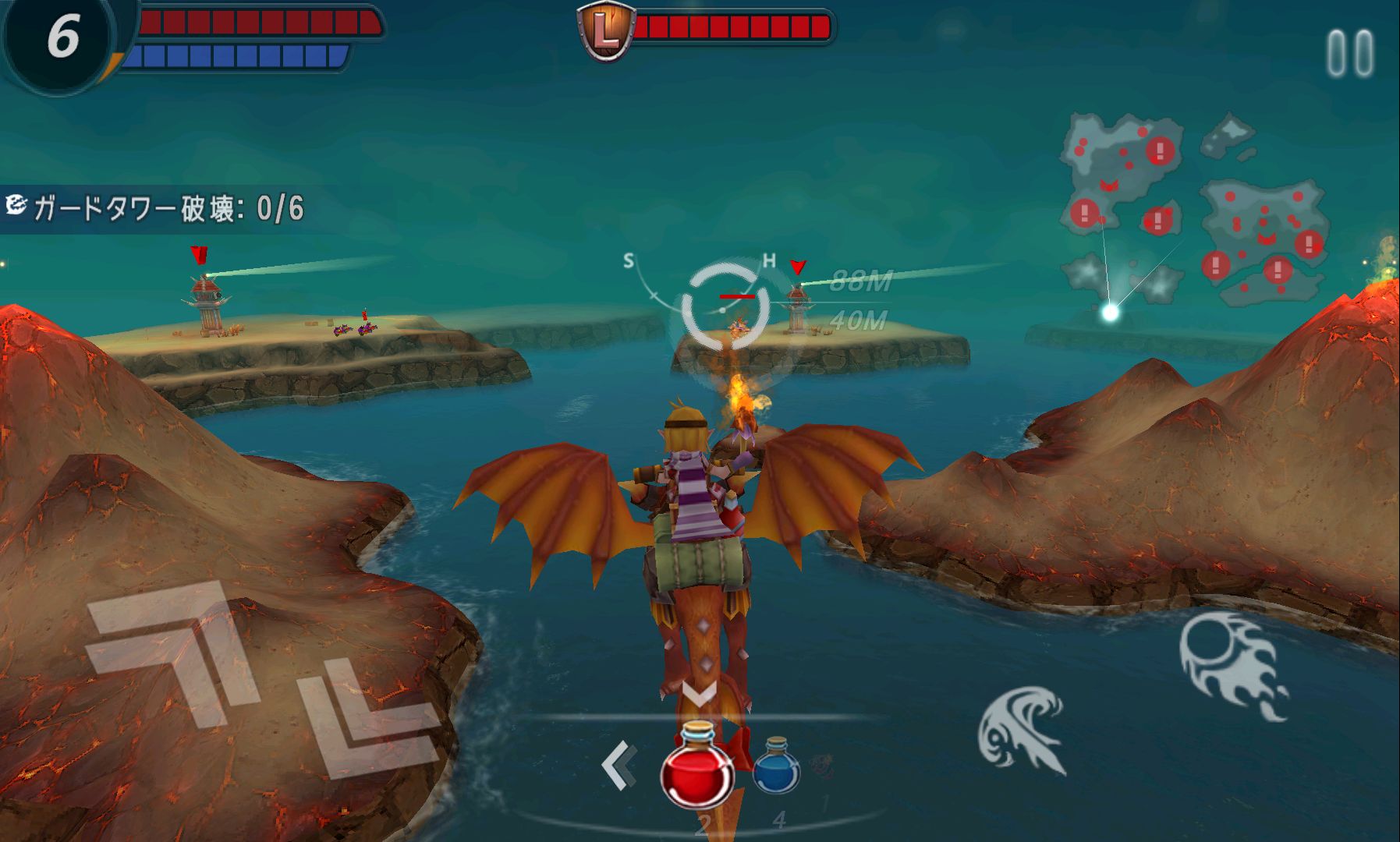 androidアプリ スカイアサルト（SKY ASSAULT: 3D Flight Action）攻略スクリーンショット2