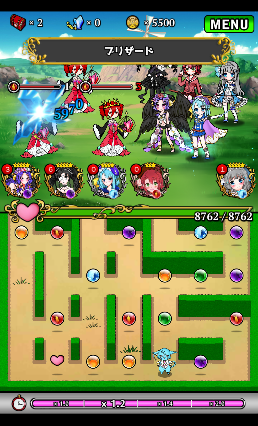 androidアプリ エターナルメイズ攻略スクリーンショット7