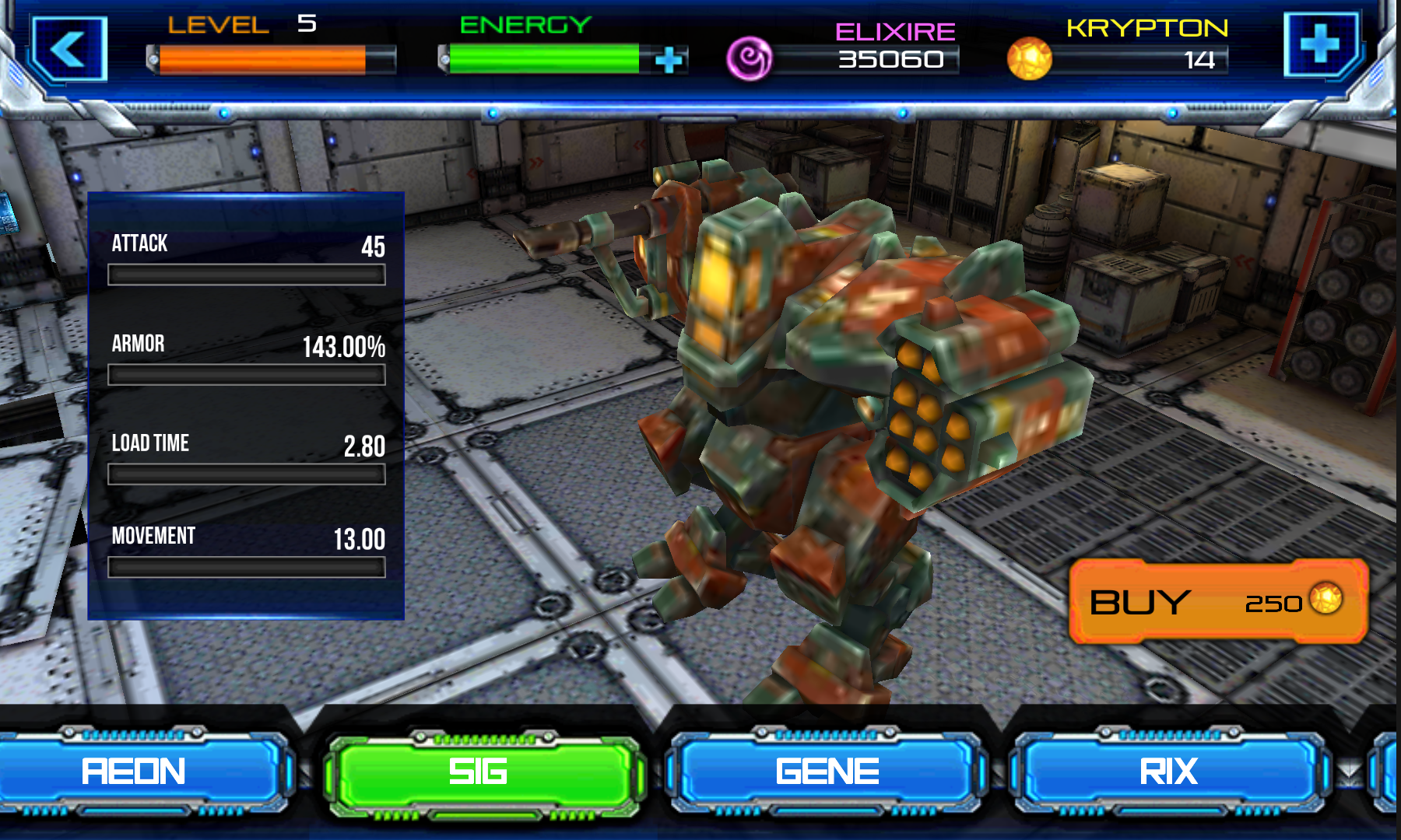 androidアプリ Mech Robot War 2050攻略スクリーンショット8