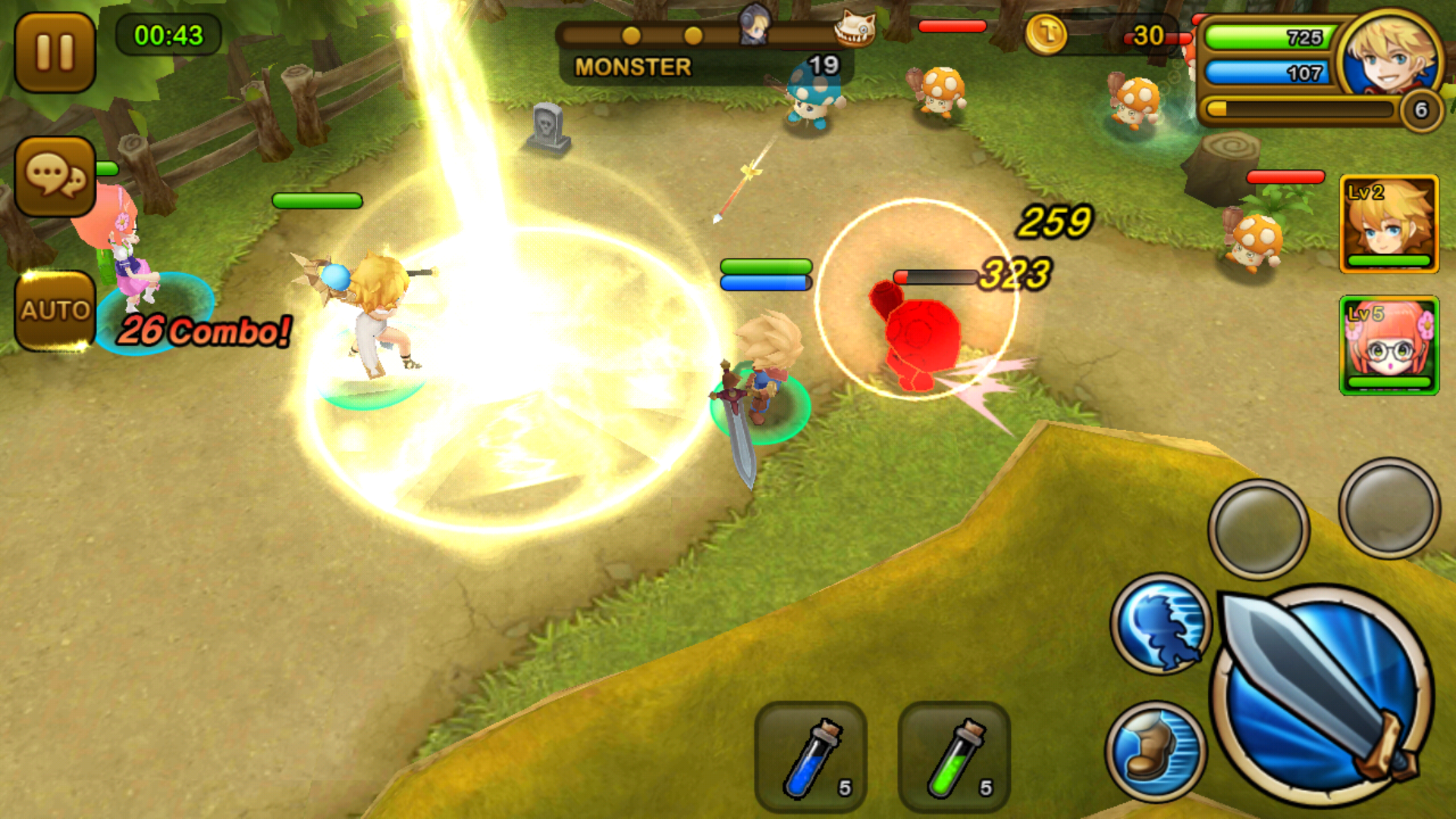 androidアプリ ガーディアンハンター(Guardian Hunter)攻略スクリーンショット4
