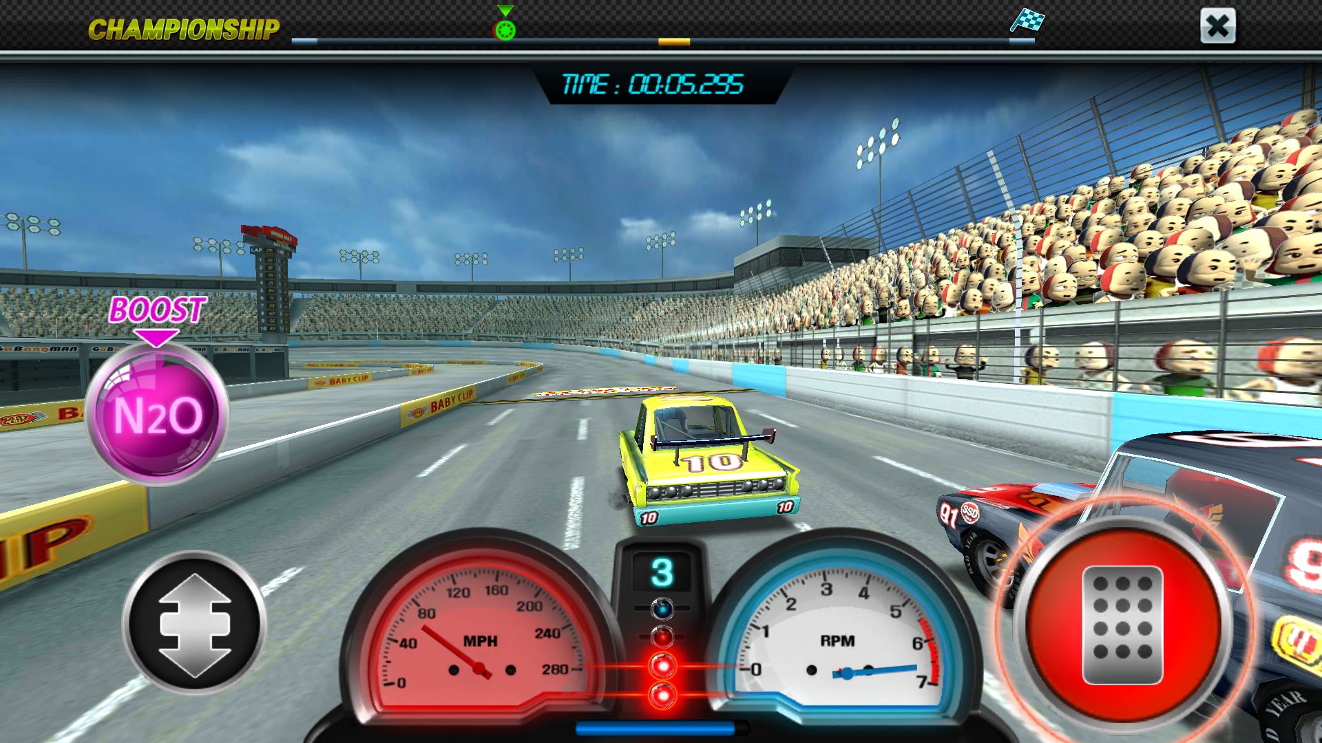 ピットストップレーシング：クラブvsクラブ androidアプリスクリーンショット1