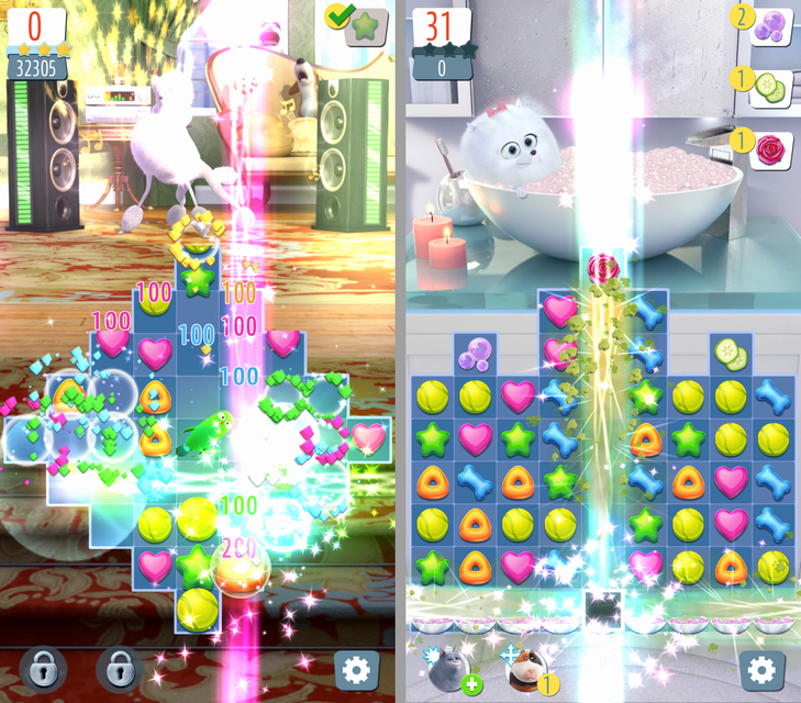 ペット　わんにゃんラッシュ androidアプリスクリーンショット1