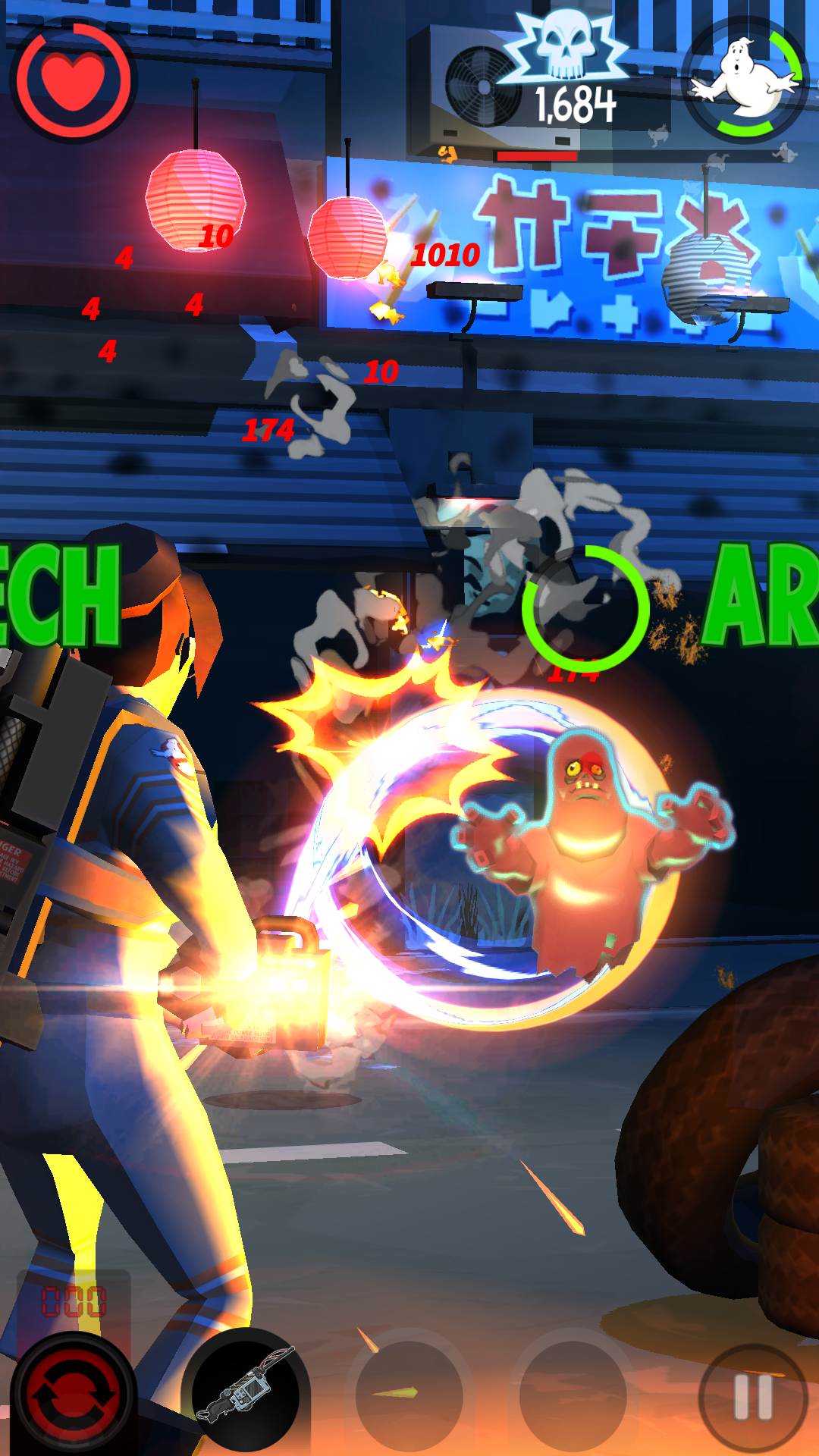 androidアプリ Ghostbusters : Slime City(ゴーストバスターズ)攻略スクリーンショット2