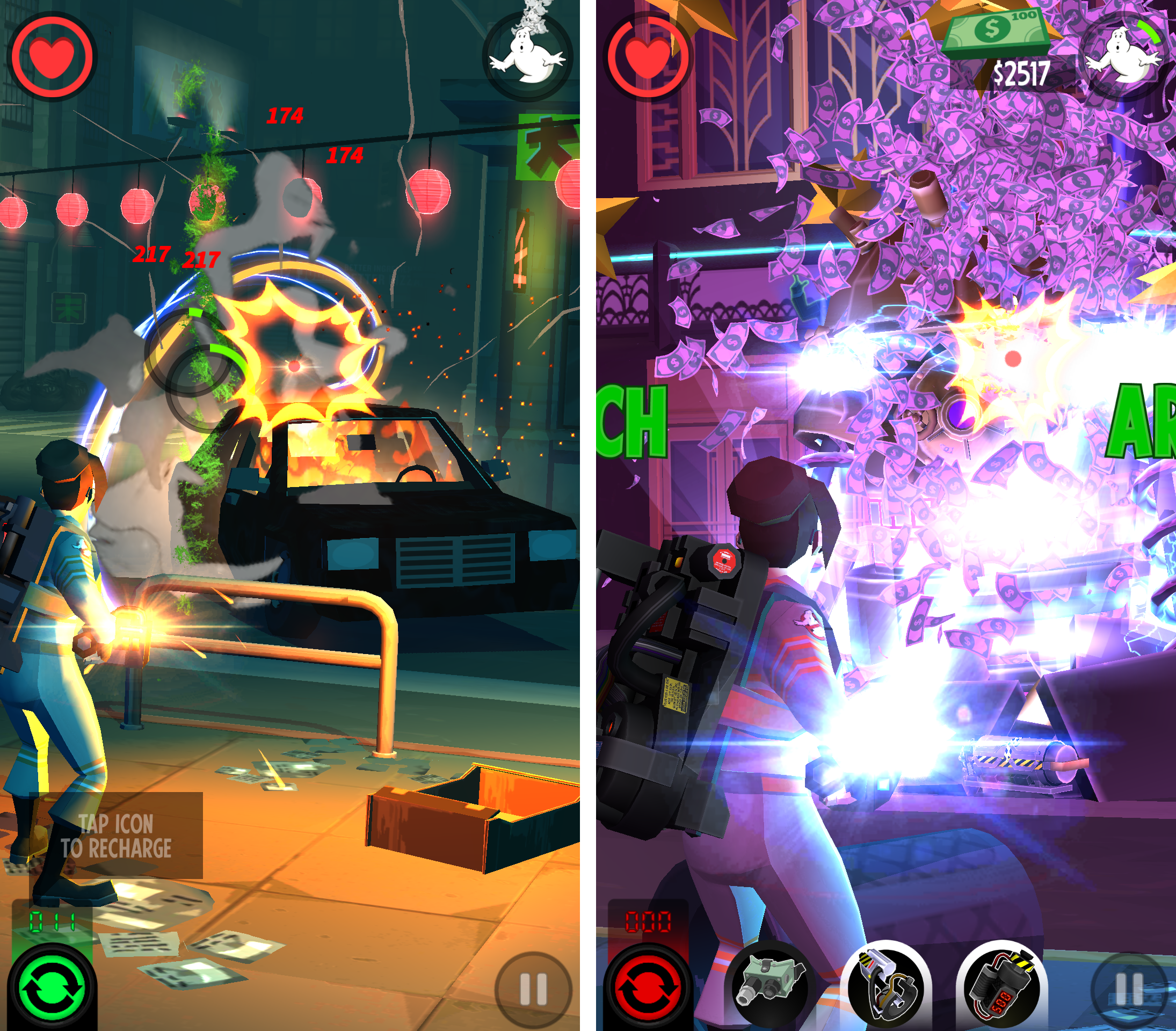 Ghostbusters : Slime City（ゴーストバスターズ） androidアプリスクリーンショット2