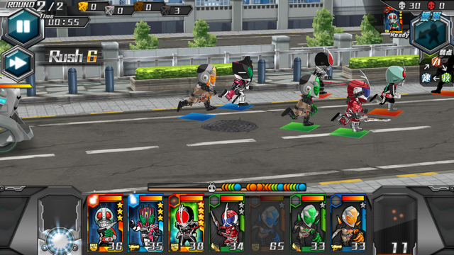 仮面ライダー バトルラッシュ androidアプリスクリーンショット3