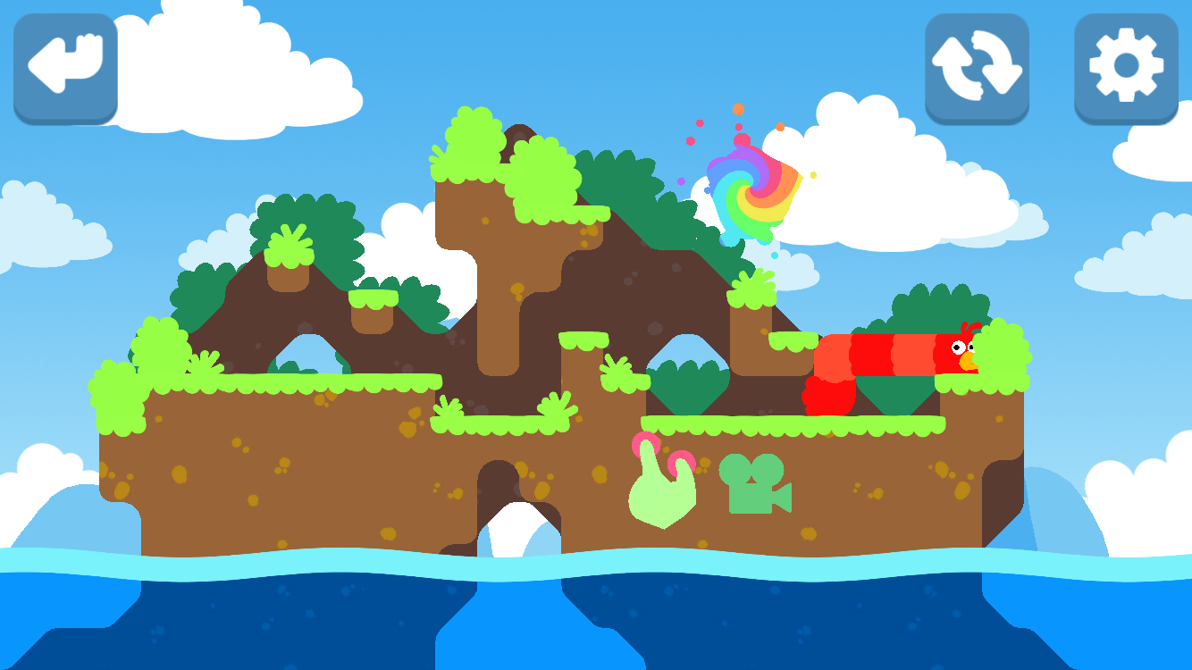 androidアプリ Snakebird攻略スクリーンショット3