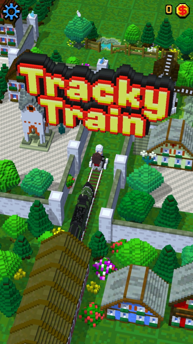 androidアプリ Tracky Train攻略スクリーンショット1