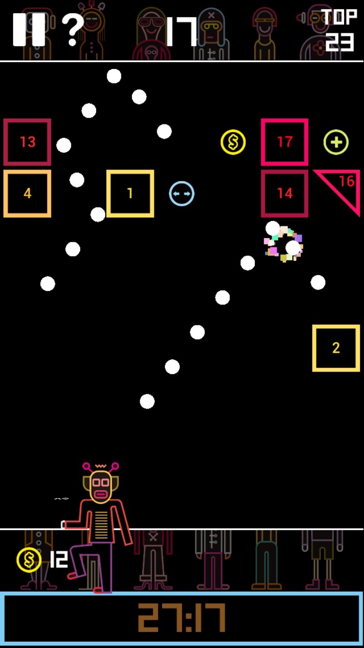 androidアプリ BBTAN攻略スクリーンショット3