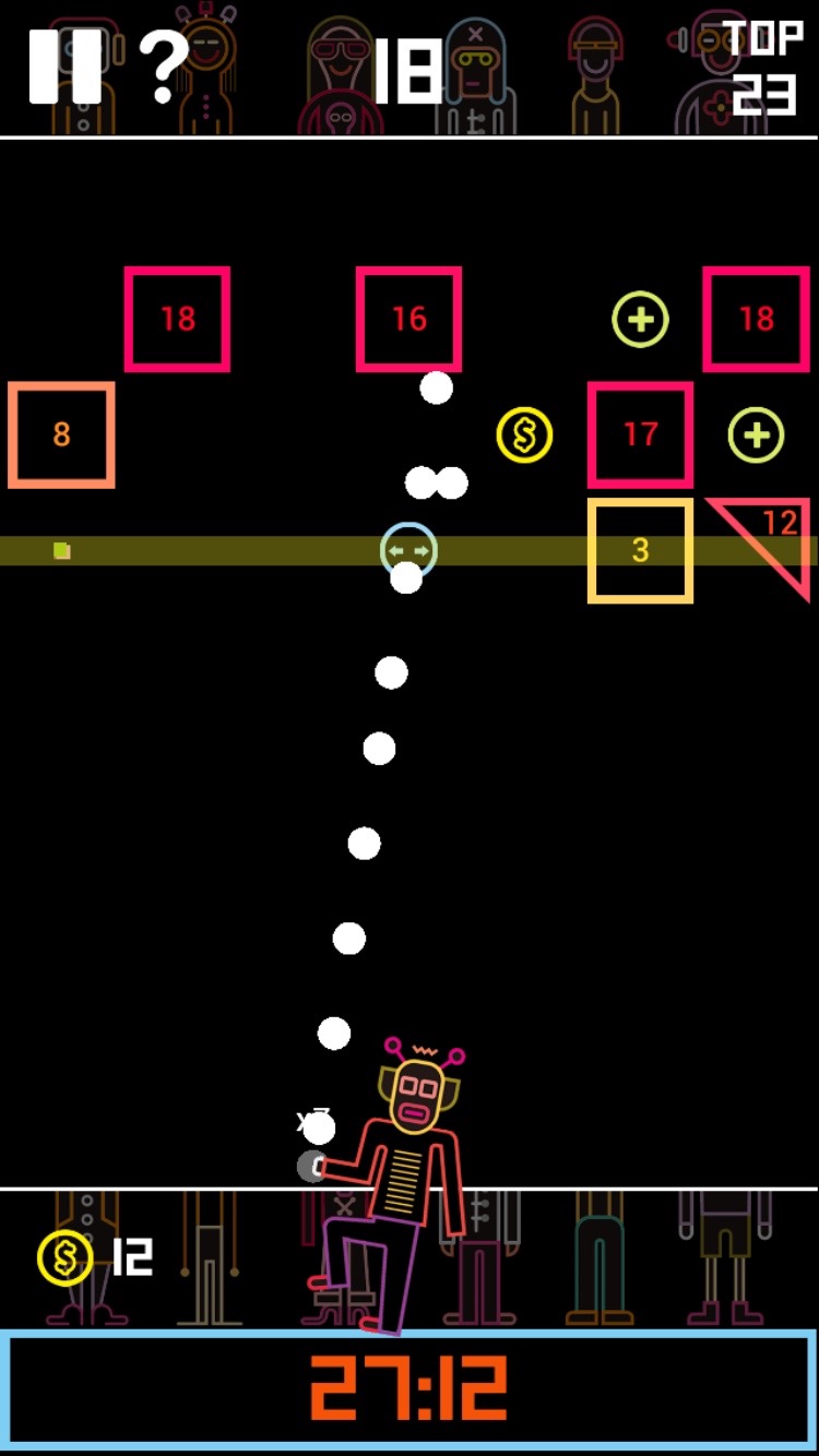 androidアプリ BBTAN攻略スクリーンショット4