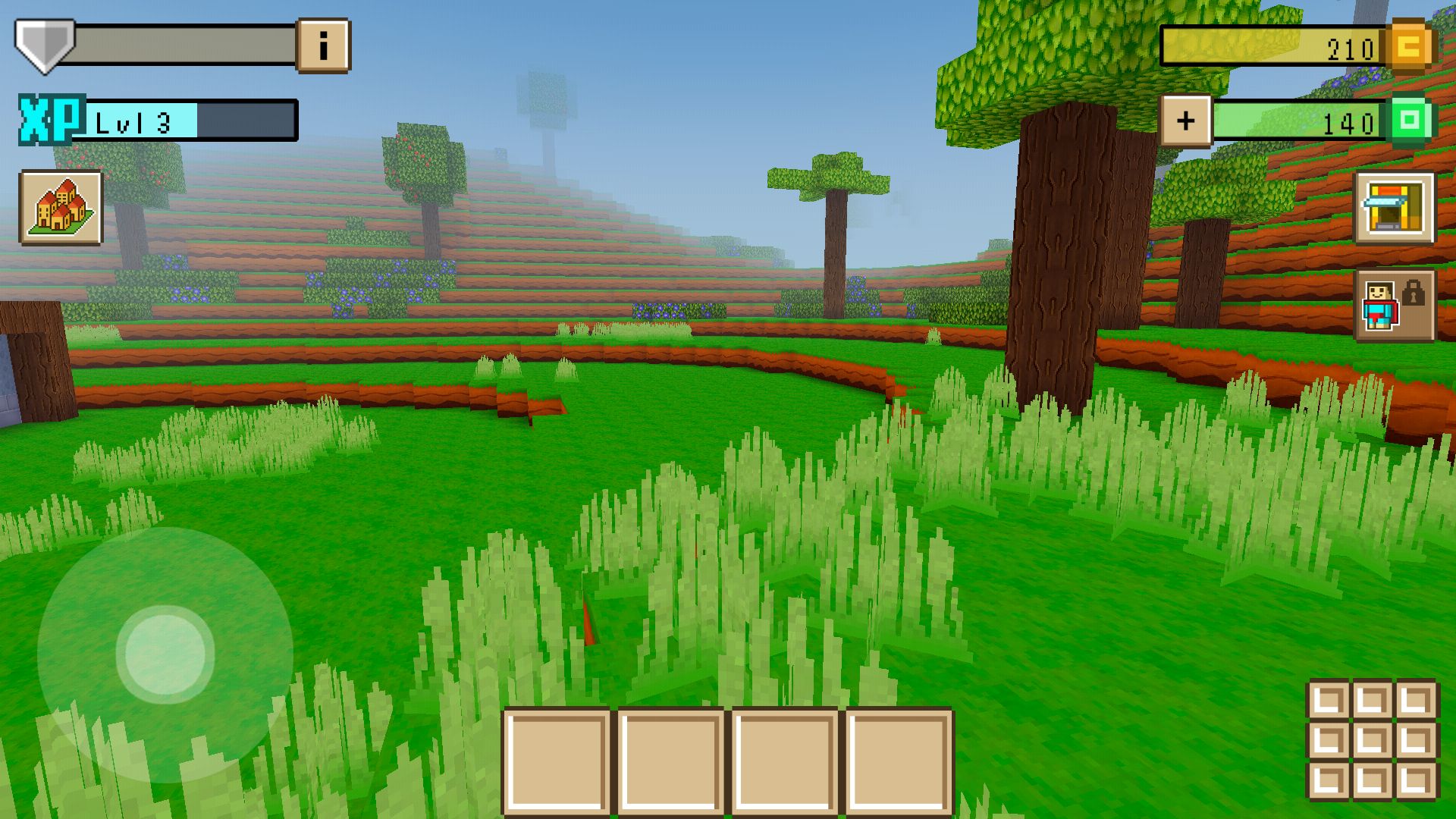 androidアプリ ブロッククラフト3D(Block Craft 3D)攻略スクリーンショット1