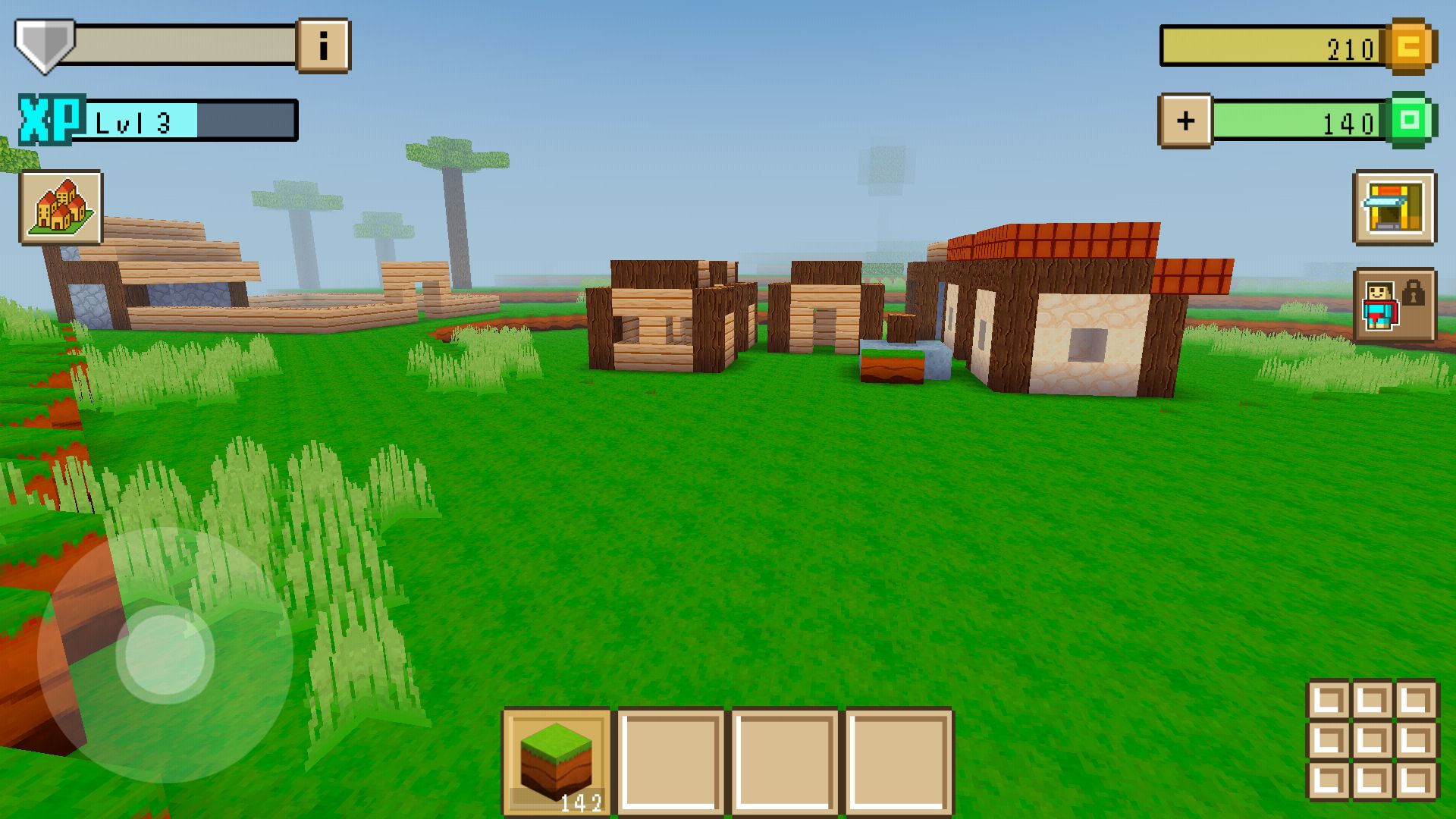 ブロッククラフト3D（Block Craft 3D） androidアプリスクリーンショット1