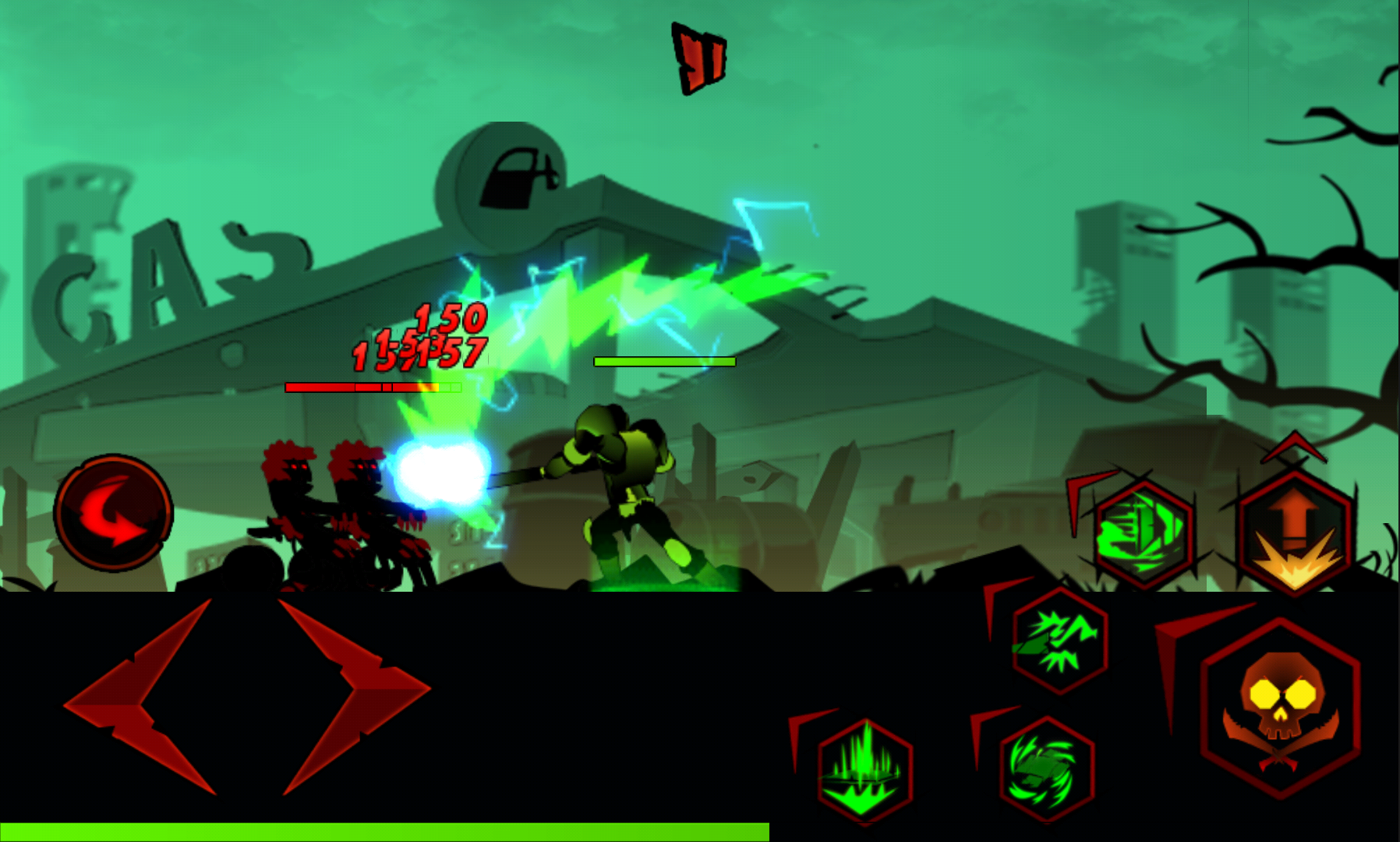 League of Stickman Zombie Free androidアプリスクリーンショット1
