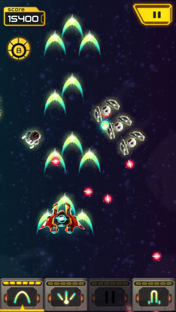 androidアプリ スペースシューター: Galaxy attack攻略スクリーンショット5