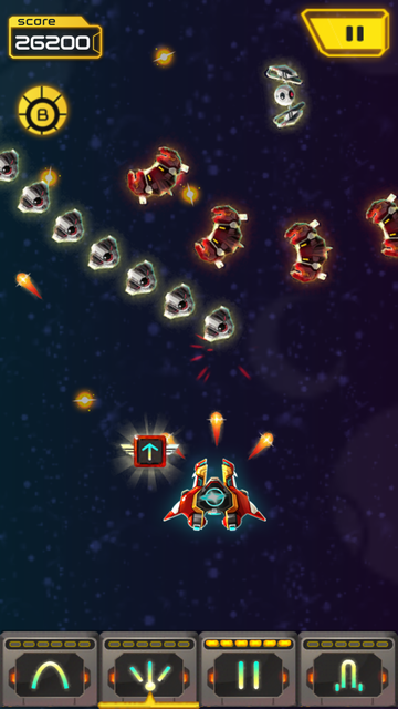 スペースシューター: Galaxy attack androidアプリスクリーンショット2