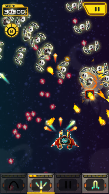 スペースシューター: Galaxy attack androidアプリスクリーンショット3