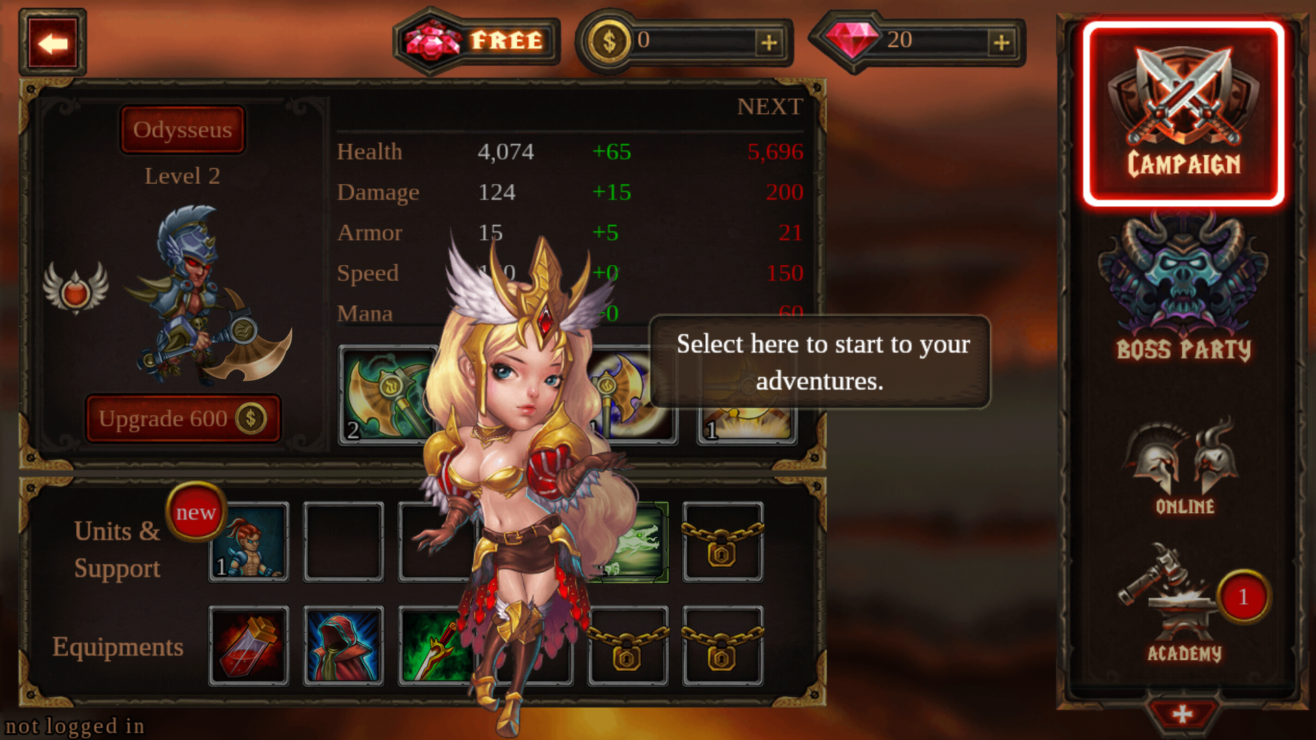 androidアプリ Epic Heroes War攻略スクリーンショット3